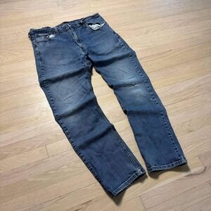 Levis 514 Straight Fit Jeans Mens W40 L34 Blue Denim Medium Wash